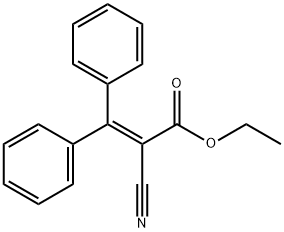 Ethyl 2-cyano-3,3-diphenylacrylate Structural