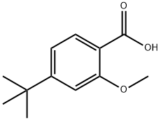 4-tert-Butyl-2-methoxybenzoic acid Structural