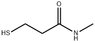 Propanamide, 3-mercapto-N-methyl- Structural