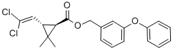 (3-phenoxyphenyl)methyl 3-(2,2-dichloroethenyl)-2,2-dimethyl-cycloprop ane-1-carboxylate