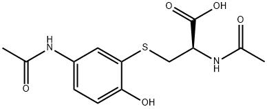 3-(N-ACETYL-L-CYSTEIN-S-YL) ACETAMINOPHEN, SODIUM SALT Structural