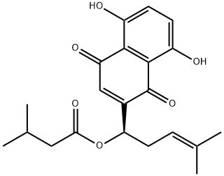 ISOVALERYLSHIKONIN Structural