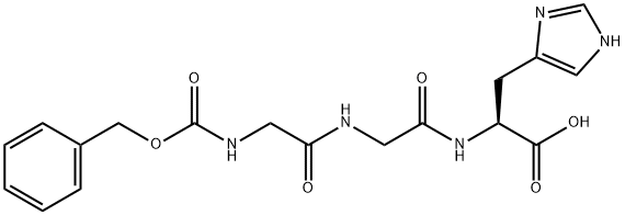 Z-GLY-GLY-HIS-OH Structural