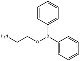 2-Aminoethoxydiphenyl borate Structural