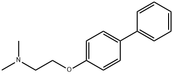 [2-(BIPHENYL-4-YLOXY)-ETHYL]-DIMETHYL-AMINE Structural