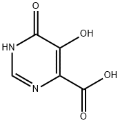 5,6-DIHYDROXY-PYRIMIDINE-4-CARBOXYLIC ACID Structural