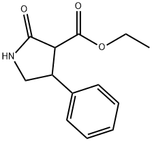 ETHYL 2-OXO-4-PHENYL-3-PYRROLIDINECARBOXYLATE Structural