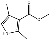 1H-Pyrrole-3-carboxylicacid,2,4-dimethyl-,methylester(9CI) Structural