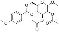 Methyl-4,6-di-O-(4-methoxybenzylidene)-2,3-di-O-acetyl-α-D-glucopyranoside