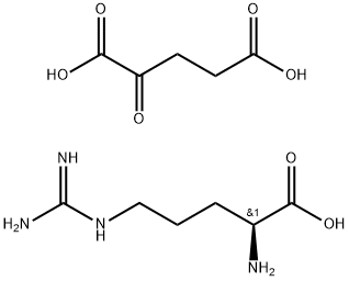L-Arginine 2-oxopentanedioate Structural