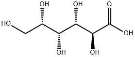 2,3,4,5,6-pentahydroxyhexanoic acid Structural