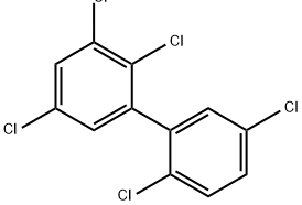 2,2',3,5,5'-PENTACHLOROBIPHENYL Structural