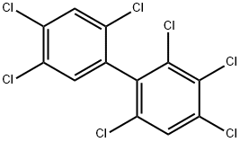 2,2',3,4,4',5',6-HEPTACHLOROBIPHENYL Structural