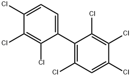 2,2',3,3',4,4',6-HEPTACHLOROBIPHENYL Structural