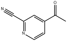 4-Acetyl-2-cyanopyridine Structural