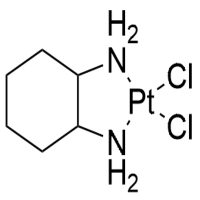 (1,2-DIAMINOCYCLOHEXANE)PLATINUM(II) CHLORIDE Structural