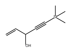 5-TRIMETHYLSILYL-1-PENTEN-4-YN-3-OL Structural