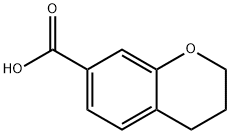 3,4-DIHYDRO-2H-1-BENZOPYRAN-7-CARBOXYLIC ACID Structural