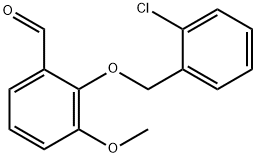 2-[(2-CHLOROBENZYL)OXY]-3-METHOXYBENZALDEHYDE Structural