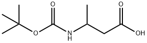 BOC-DL-3-AMINOBUTYRIC ACID Structural