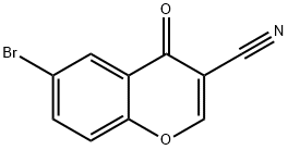 6-BROMO-3-CYANOCHROMONE Structural