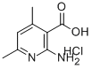 2-AMINO-4,6-DIMETHYL-3-PYRIDINECARBOXYLIC ACID HYDROCHLORIDE Structural