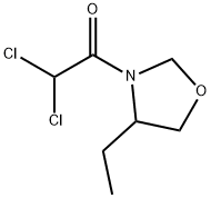 Oxazolidine, 3-(dichloroacetyl)-4-ethyl- (9CI) Structural
