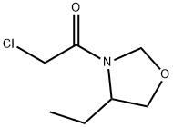 Oxazolidine, 3-(chloroacetyl)-4-ethyl- (9CI) Structural