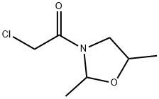 Oxazolidine, 3-(chloroacetyl)-2,5-dimethyl- (9CI) Structural