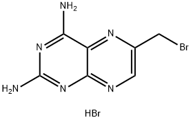 6-(Bromomethyl)-2,4-pteridinediamine hydrobromide Structural