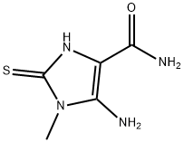 5-AMINO-2-MERCAPTO-1-METHYL-1H-IMIDAZOLE-4-CARBOXAMIDE Structural