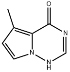 Pyrrolo[2,1-f][1,2,4]triazin-4(1H)-one, 5-methyl- (9CI) Structural