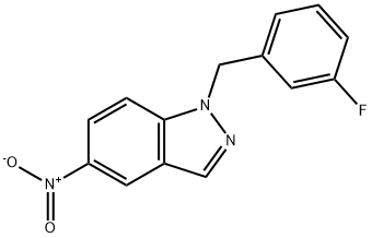 1-[(3-Fluorophenyl)methyl]-5-nitro-1H-indazole