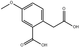 2-CARBOXYMETHYL-5-METHOXY-BENZOIC ACID Structural