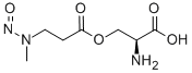 O-(N-Nitroso-N-methyl-beta-alanyl)-L-serine