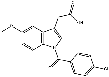 1-(p-Chlorobenzoyl)-2-methyl-5-methoxyindole-3-acetic acid