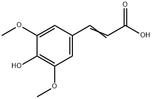 4-Hydroxy-3,5-dimethoxycinnamic acid Structural