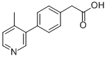 4-(4-METHYL-3-PYRIDYL)PHENYLACETIC ACID Structural