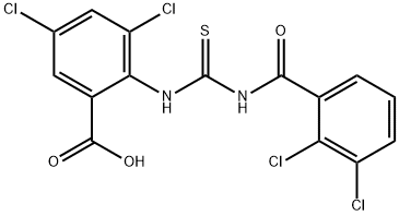 3,5-DICHLORO-2-[[[(2,3-DICHLOROBENZOYL)AMINO]THIOXOMETHYL]AMINO]-BENZOIC ACID