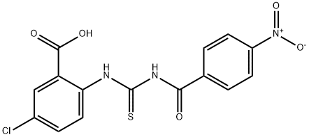 5-CHLORO-2-[[[(4-NITROBENZOYL)AMINO]THIOXOMETHYL]AMINO]-BENZOIC ACID