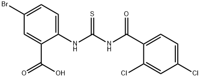 5-BROMO-2-[[[(2,4-DICHLOROBENZOYL)AMINO]THIOXOMETHYL]AMINO]-BENZOIC ACID