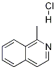 Isoquinoline, 1-Methyl-, hydrochloride Structural