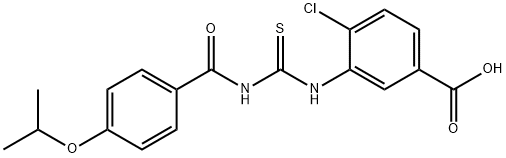 4-CHLORO-3-[[[[4-(1-METHYLETHOXY)BENZOYL]AMINO]THIOXOMETHYL]AMINO]-BENZOIC ACID