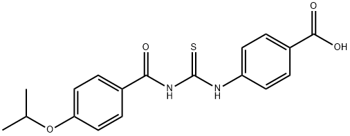 4-[[[[4-(1-METHYLETHOXY)BENZOYL]AMINO]THIOXOMETHYL]AMINO]-BENZOIC ACID