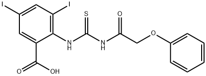 3,5-DIIODO-2-[[[(PHENOXYACETYL)AMINO]THIOXOMETHYL]AMINO]-BENZOIC ACID