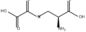 3-N-OXALYL-L-2,3-DIAMINOPROPANOICACID Structural