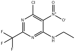 6-CHLORO-N-ETHYL-5-NITRO-2-(TRIFLUOROMETHYL)PYRIMIDIN-4-AMINE