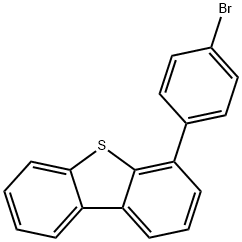 4-(4-broMo-phenyl)-dibenzothiophene Structural