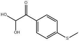 4-METHYLTHIOPHENYLGLYOXAL HYDRATE Structural