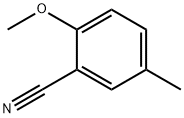 2-Methoxy-5-methylbenzonitrile Structural